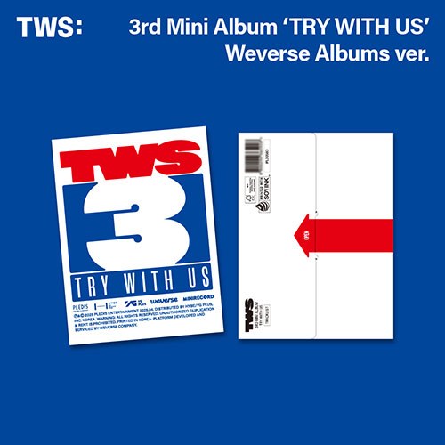 [애플특전] 투어스 (TWS) - 3rd Mini Album [TRY WITH US] (Weverse Albums ver.)
