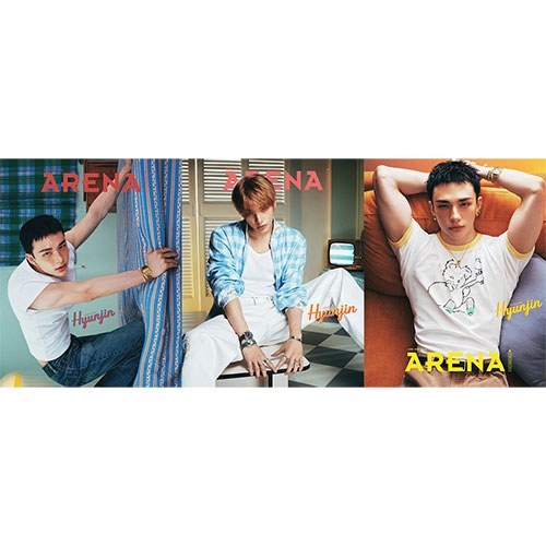 [세트/3종] ARENA HOMME+ 아레나 옴므 플러스 2025년 6월호 (표지  스트레이키즈 현진)
