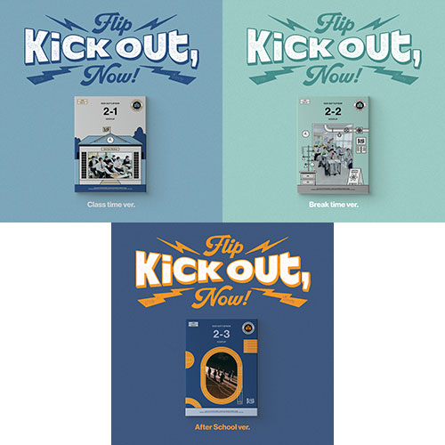 [애플특전][세트/앨범3종] 킥플립 (KickFlip) - Kick Out, Flip Now! (일반반)