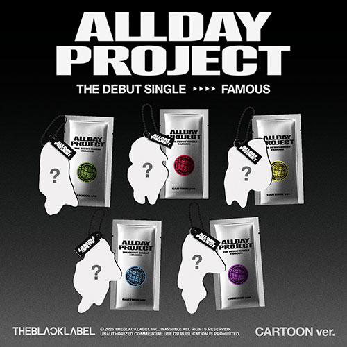 [세트/앨범5종] ALLDAY PROJECT - The Debut Single [FAMOUS] (CARTOON ver.)