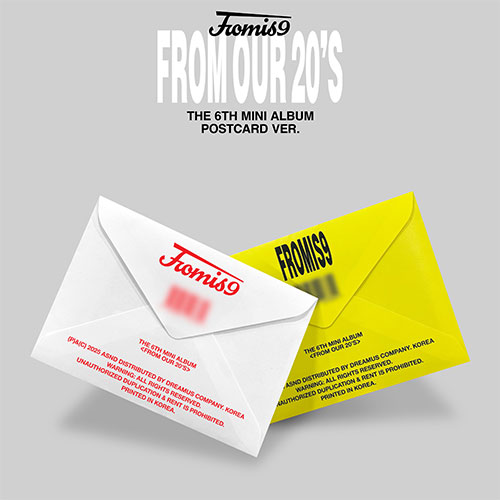 프로미스나인 (fromis_9) - The 6th mini album [From Our 20’s] (Postcard Ver.)