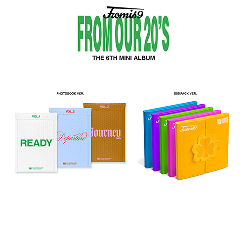 [애플특전][세트/앨범8종] 프로미스나인 (fromis_9) - The 6th mini album [From Our 20’s] (Photobook+Digipack Ver.)