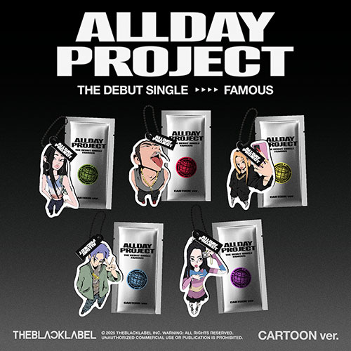 [세트/앨범5종] ALLDAY PROJECT - The Debut Single [FAMOUS] (CARTOON ver.)