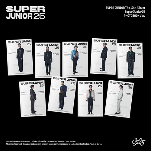 [세트/앨범9종] 슈퍼주니어 (Super Junior) - 정규12집 [Super Junior25] (PHOTOBOOK Ver.)