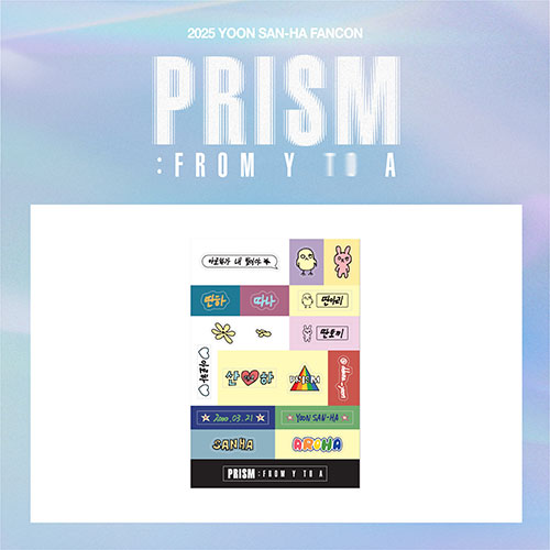 윤산하 (ASTRO) - 2025 YOON SAN-HA FANCON [PRISM : from Y to A] MD / 데코 스티커 세트 (DECO STICKER SET)