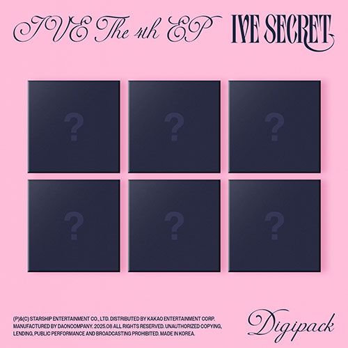 아이브 (IVE) - THE 4th EP [IVE SECRET] (Digipack Ver.한정반)