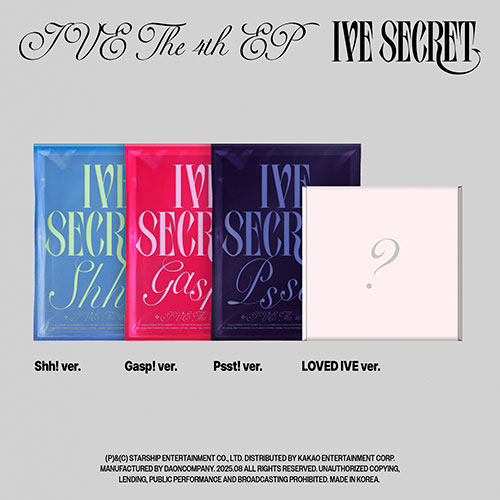 [애플특전][세트/앨범4종] 아이브 (IVE) - THE 4th EP [IVE SECRET]