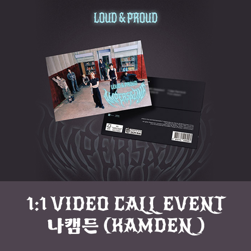 [나캠든][8/16 영상통화] 앰퍼샌드원 (AMPERS&ONE) - 3rd Mini Album [LOUD & PROUD] (POSTCARD ver.)