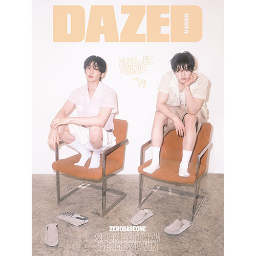 데이즈드 앤 컨퓨즈드 코리아 (Dazed & Confused Korea) 2025년 7월 (C형) 표지 : 제로베이스원 석매튜&김규빈