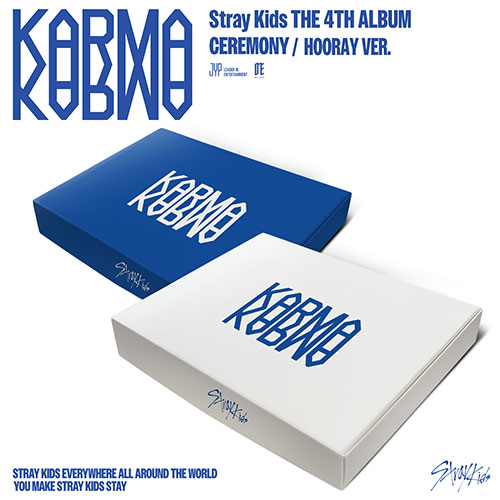 [애플특전] 스트레이 키즈 (Stray Kids) - 정규4집 [KARMA] (CEREMONY VER., HOORAY VER.)