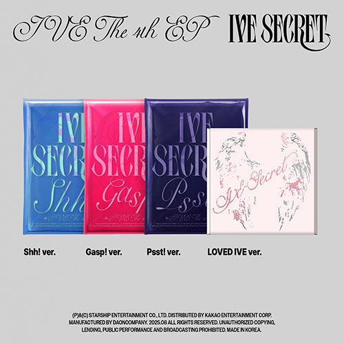 [세트/앨범4종] 아이브 (IVE) - THE 4th EP [IVE SECRET]