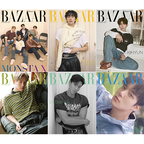 [세트/6종] HARPER'S BAZAAR AUTUMN EDITION 2025 바자 어텀 에디션 표지: 몬스타엑스