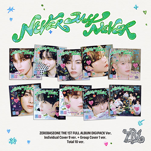 [럭키드로우] ZEROBASEONE - THE 1ST FULL ALBUM [NEVER SAY NEVER] (DIGIPACK Ver.)