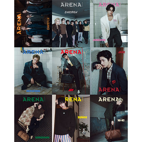 [세트/9종] ARENA HOMME+ 아레나 옴므 플러스 2025년 10월호 (표지 엔하이픈)