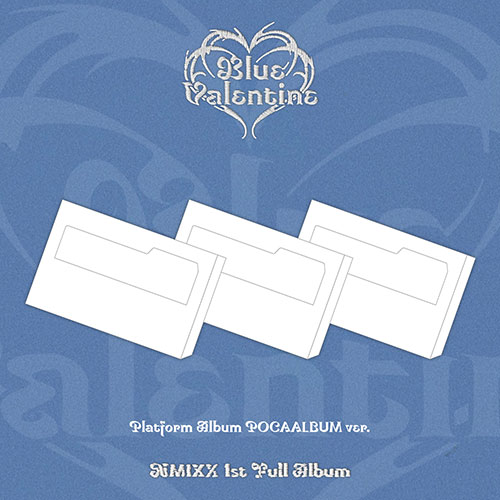 [애플특전][세트/앨범3종] NMIXX (엔믹스) - Blue Valentine (Platform Album POCAALBUM Ver.)