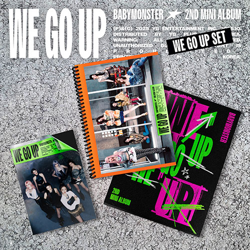 [세트/앨범3종] 베이비몬스터 (BABYMONSTER) - 2nd MINI ALBUM [WE GO UP] WE GO UP SET