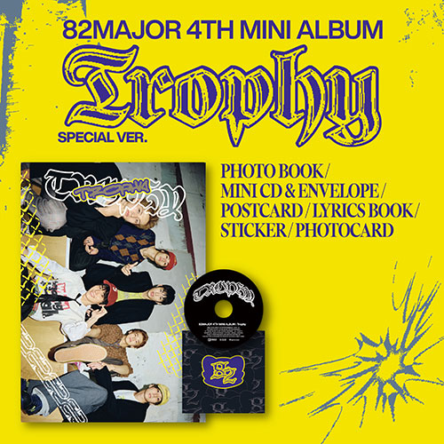 82MAJOR (82메이저) - 4TH MINI ALBUM [Trophy] (Special ver.)