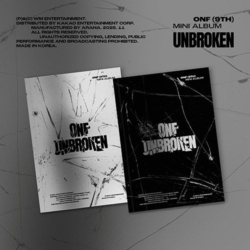 [세트/앨범2종] 온앤오프 (ONF) - 9TH MINI ALBUM [UNBROKEN] (SILENCED VER. / NO RETREAT VER.)