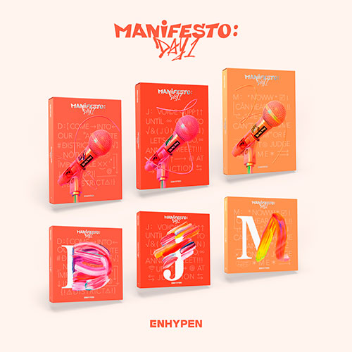 [세트/앨범6종] 엔하이픈 (ENHYPEN) -  MANIFESTO : DAY 1 (일반 ver.+ENGENE ver.)