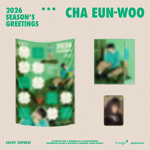 차은우 (CHA EUN-WOO) - 2026 SEASON'S GREETINGS MD / 패브릭 캘린더 세트 (FABRIC CALENDAR SET)