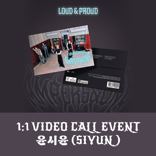 [윤시윤][12/26 영상통화] 앰퍼샌드원 (AMPERS&ONE) - 3rd Mini Album [LOUD & PROUD] (POSTCARD ver.)