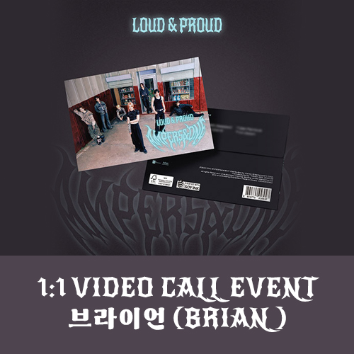 [브라이언][12/28 영상통화] 앰퍼샌드원 (AMPERS&ONE) - 3rd Mini Album [LOUD & PROUD] (POSTCARD ver.)