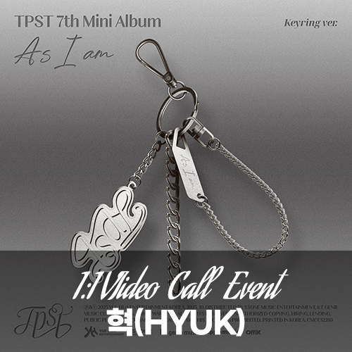 [혁][26년1월3일 영상통화] 템페스트 (TEMPEST) - 7th Mini Album〈As I am〉(Keyring Ver.)