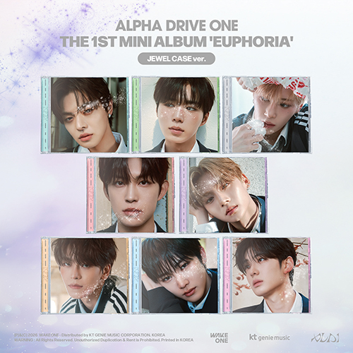 [1/31 대면 팬사인회] ALPHA DRIVE ONE - THE 1ST MINI ALBUM [EUPHORIA] (JEWEL CASE ver.)