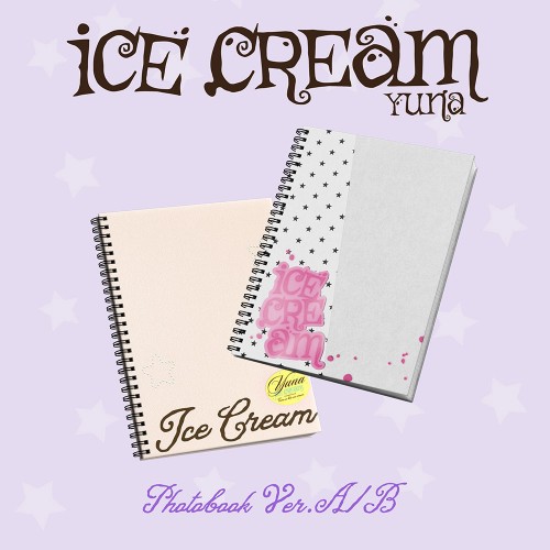 [애플특전][세트/앨범2종] YUNA (ITZY) - [Ice Cream] Photobook Ver.