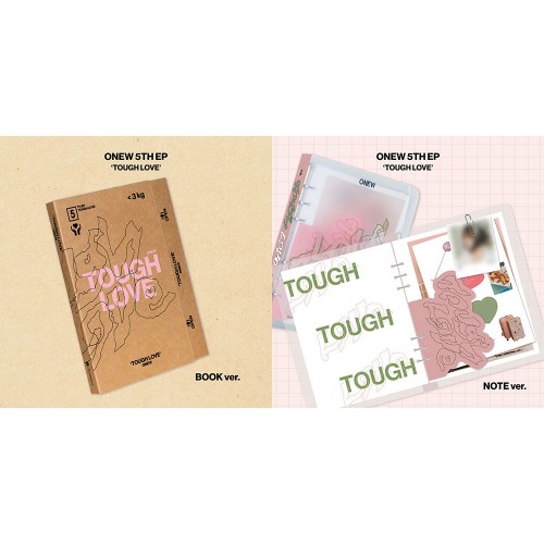 [3/20 스페셜 포토 이벤트] 온유 (ONEW) - 미니앨범5집 TOUGH LOVE (BOOK Ver./NOTE Ver.)