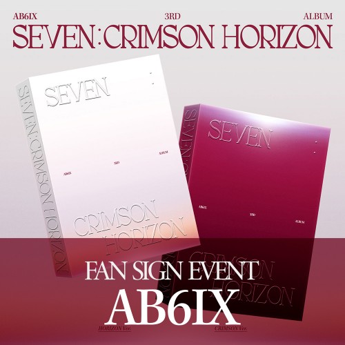 [4/3 대면 팬사인회] AB6IX (에이비식스) - 3RD ALBUM [SEVEN : CRIMSON HORIZON] (PHOTOBOOK VER.)