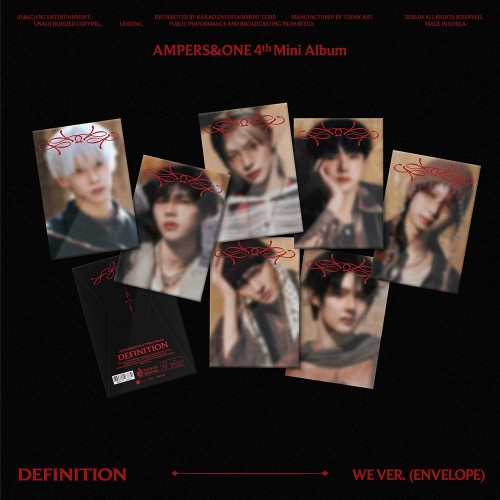 [세트/앨범7종] 앰퍼샌드원 (AMPERS&ONE) - 미니 4집 [DEFINITION] WE Ver.(CD)