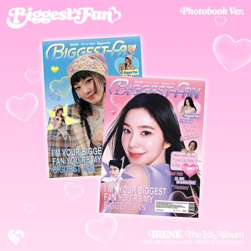 [세트/앨범2종] 아이린 (IRENE) - 정규1집 [Biggest Fan] (Photobook Ver.)