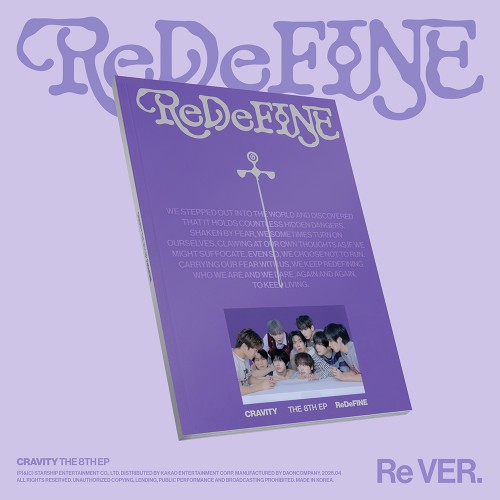 CRAVITY (크래비티) - THE 8TH EP [ReDeFINE] (Re VER.)