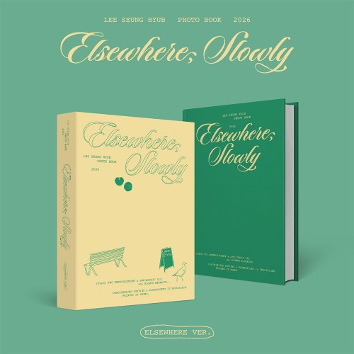 이승협 (LEE SEUNG HYUB) - 3rd PHOTO BOOK [Elsewhere, Slowly] (Elsewhere ver.)