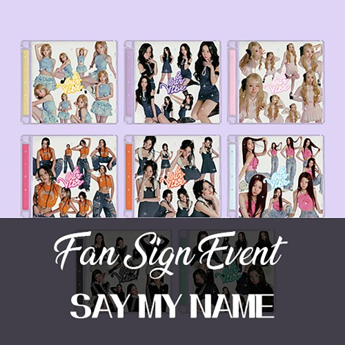 [5/31 대면 팬사인회] SAY MY NAME (세이마이네임) - 3RD EP ALBUM [&Our Vibe] (HYPE VIBE Ver.)