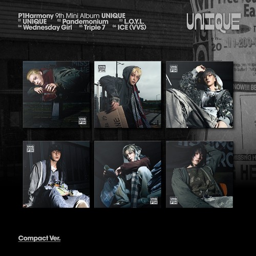 [기호][6/4 영상통화] 피원하모니 (P1Harmony) - 미니9집 [UNIQUE] (Compact Ver.)