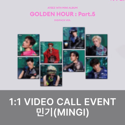 [민기][7/3 영상통화] 에이티즈 (ATEEZ) - GOLDEN HOUR : Part.5 (DIGIPACK VER.)