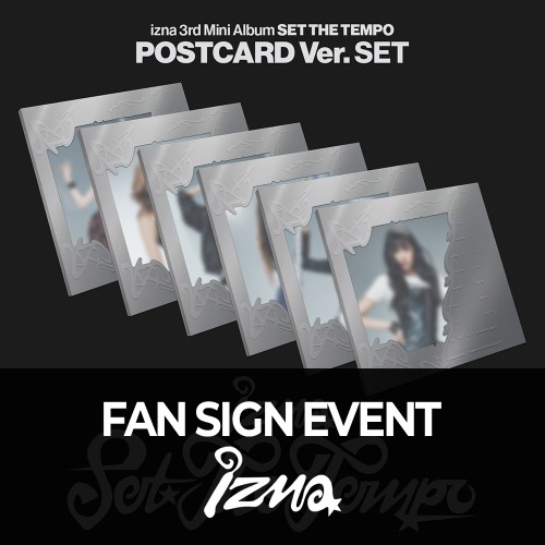 [7/2 대면 팬사인회] 이즈나 (izna) - [SET THE TEMPO] POSTCARD Ver. (Random Ver.)
