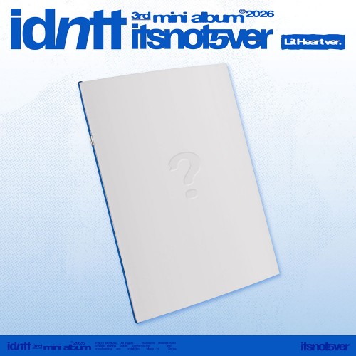 [애플특전] idntt (아이덴티티) - [itsnotover] (CD) Lit Heart ver.