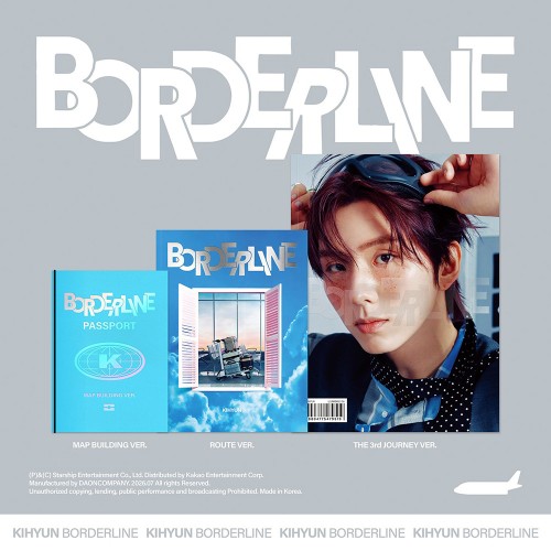 [세트/앨범3종] 기현 (KIHYUN) - EP [BORDERLINE]