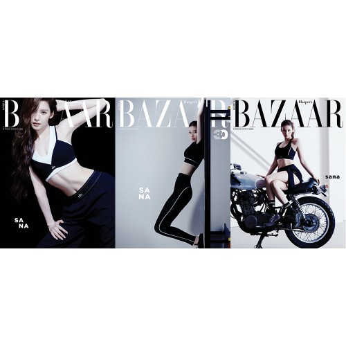 [세트/3종] HARPER'S BAZAAR 바자 26년 썸머에디션 표지 사나