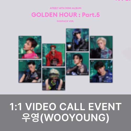 [우영][7/24 영상통화] 에이티즈 (ATEEZ) - GOLDEN HOUR : Part.5 (DIGIPACK VER.)