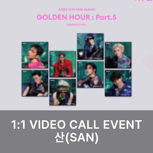[산][7/24 영상통화] 에이티즈 (ATEEZ) - GOLDEN HOUR : Part.5 (DIGIPACK VER.)