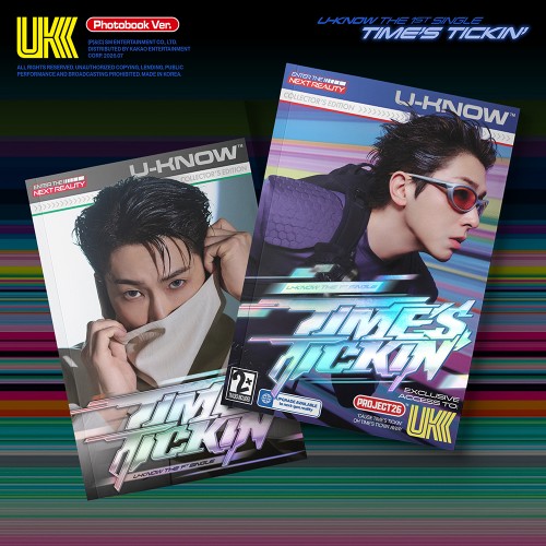 [세트/앨범2종] 유노윤호 (U-Know) - 싱글 1집 [Time’s Tickin’] (Photobook Ver.)