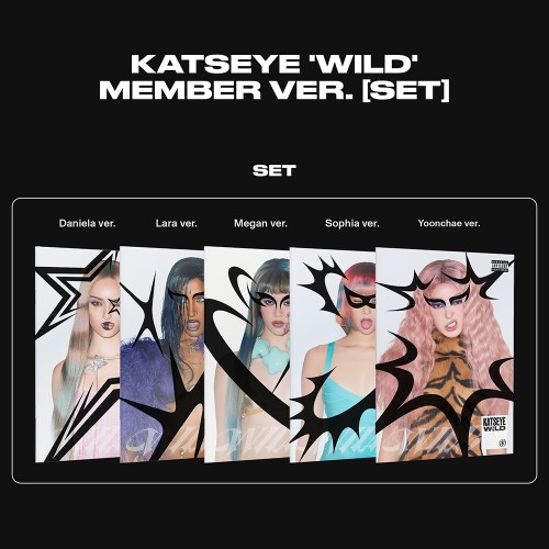 [애플특전][세트/앨범5종] KATSEYE (캣츠아이) - WILD (Member ver.)