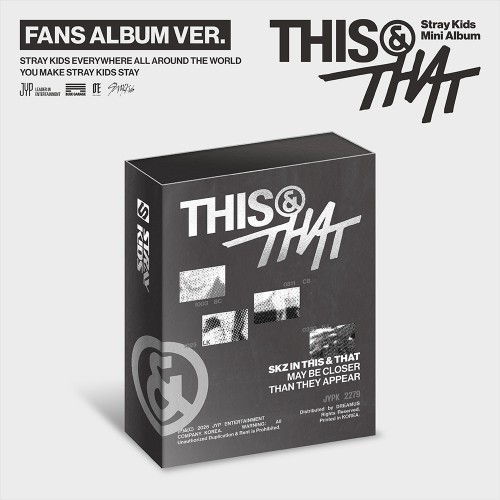 [애플특전] 스트레이 키즈 (Stray Kids) - THIS & THAT (FANS ALBUM VER.)