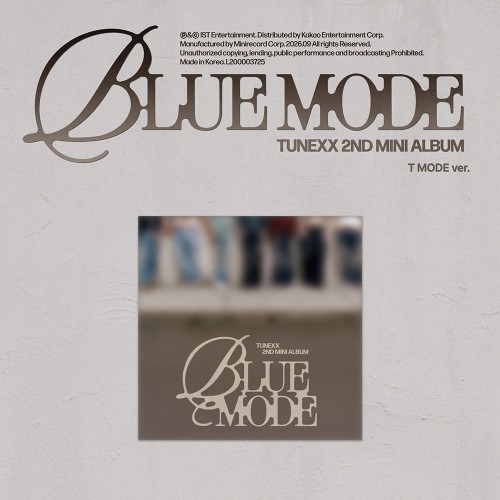 TUNEXX (튜넥스) - 미니 2집 [BLUE MODE] (T MODE ver.)