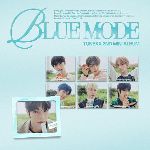 [애플특전][세트/앨범7종] TUNEXX (튜넥스) - 미니 2집 [BLUE MODE] (INDIVIDUAL MODE ver.)