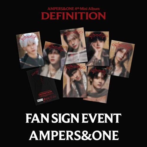 [9/4 대면 팬사인회] 앰퍼샌드원 (AMPERS&ONE) - 미니 4집 [DEFINITION] WE Ver.(CD)